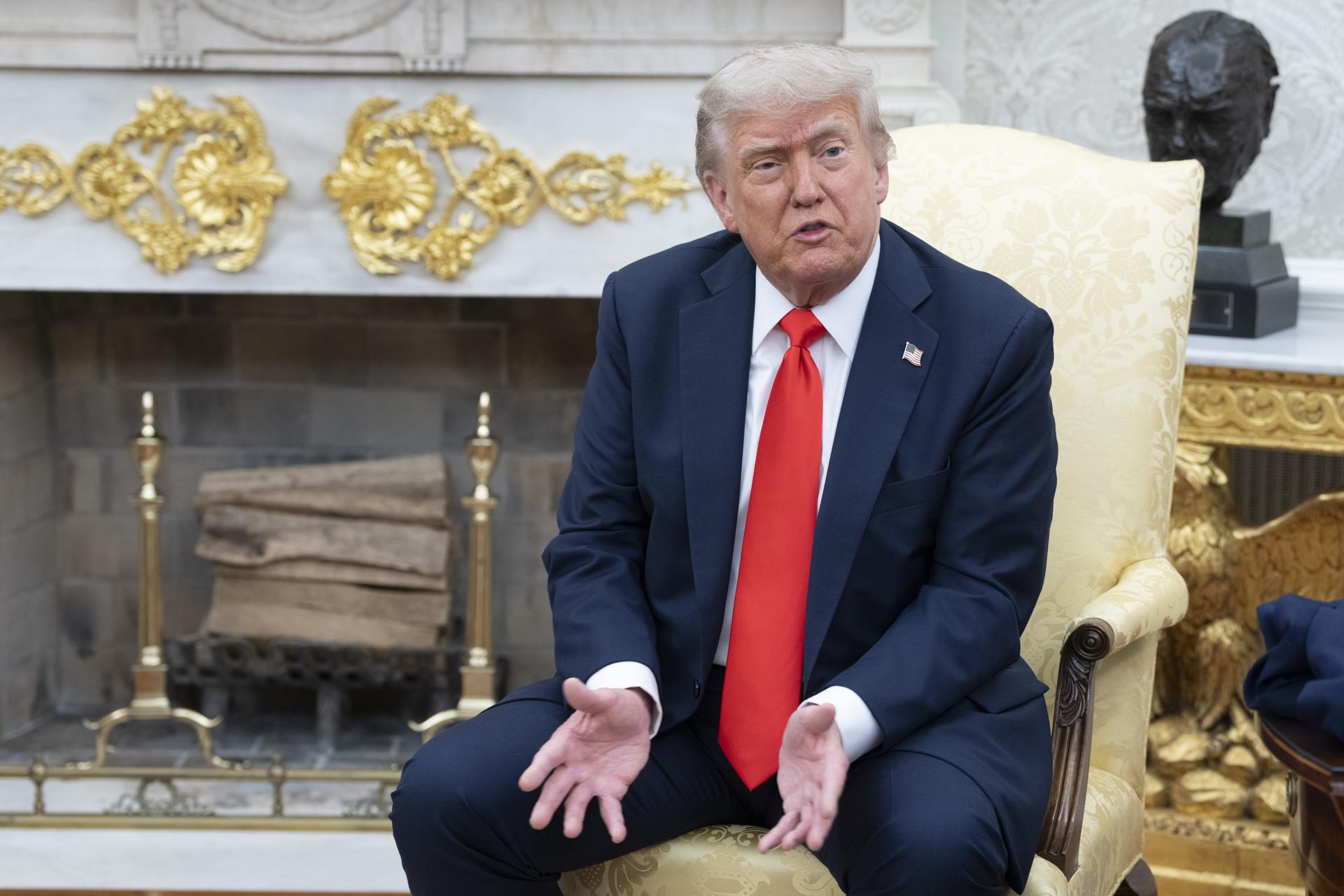 Foto de archivo del presidente de EE.UU., Donald Trump. EFE/CHRIS KLEPONIS / POOL