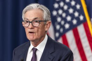 Fotografía del presidente de la Reserva Federal, Jerome Powell. EFE/Jim Lo Scalzo