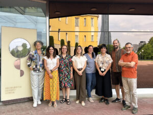 Un equipo del Centro Nacional de Investigaciones Oncológicas (CNIO) ha encontrado el mecanismo por el que una variante genética aumenta el riesgo de padecer cáncer de páncreas, lo que abre una posible vía para la prevención de este tipo de cáncer; en la imagen, los investigadores que han participado en el trabajo. Fotografía facilitada por el CNIO. EFE