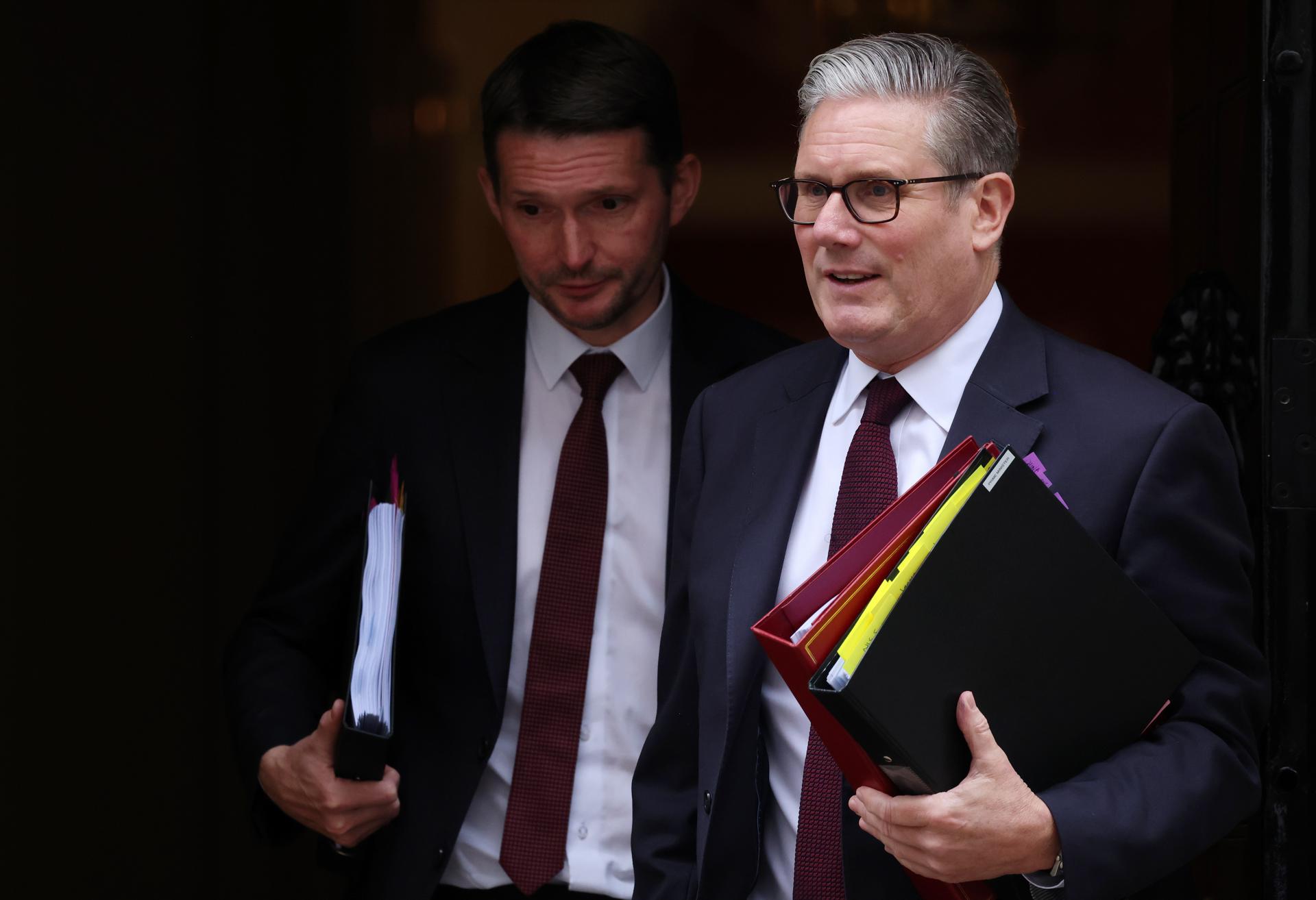 El primer ministro británico, Keir Starmer, el 11 de junio de 2025. (Reino Unido, Londres). EFE/EPA/Andy Rain