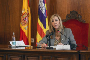 La presidenta del Tribunal Supremo y el Consejo General del Poder Judicial Isabel Perelló durante un acto público. EFE/ Miquel A. Borràs