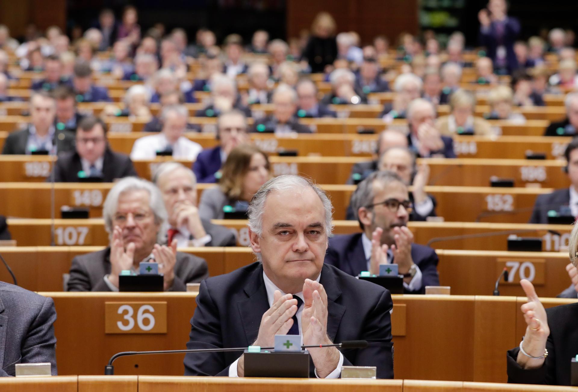 En la imagen de archivo, el jefe de la delegación del PP en el Parlamento Europeo, Esteban González Pons. EPA/STEPHANIE LECOCQ