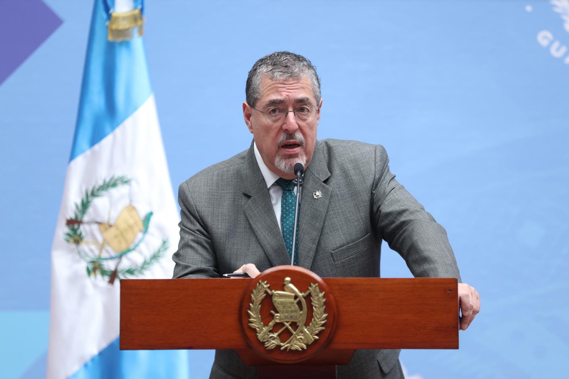 El presidente de Guatemala, Bernardo Arévalo de León, en una foto de archivo. EFE/ Mariano Macz