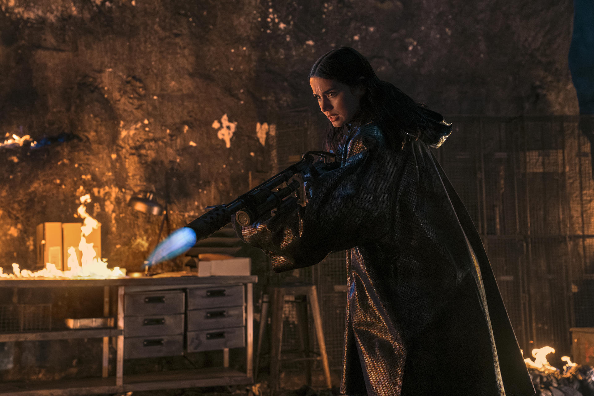 Fotograma cedido por Lionsgate donde aparece Ana de Armas como Eve, durante una escena de la película de acción 'Ballerina' que se estrena el viernes en las salas de cine. EFE/Murray Close/Lionsgate