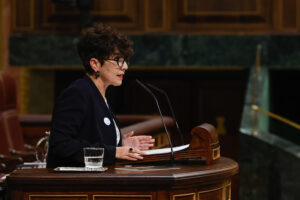 La diputada del PNV María Isabel Vaquero en una imagen de archivo. EFE/Zipi Aragón