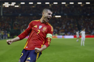 Álvaro Morata, capitán de la selección española. EFE/Julio Muñoz