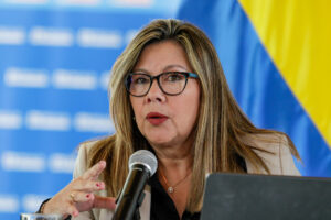 La fiscal general de Colombia, Luz Adriana Camargo. EFE/Carlos Ortega