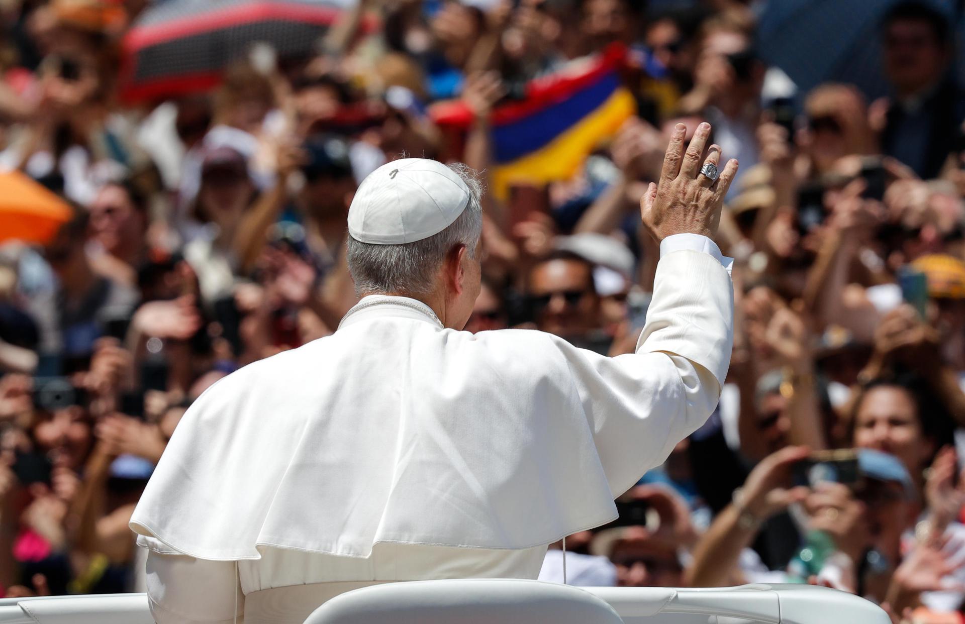 El papa León XIV en una imagen de archivo. EFE/EPA/GIUSEPPE LAMI