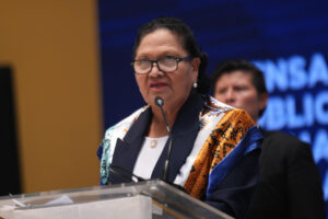 La fiscal general de Guatemala, Consuelo Porras Argueta, sancionada internacionalmente por corrupción, en una foto de archivo. EFE/Oliver de Ros