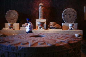 Fotografía de archivo de una sala de exposición del Museo Nacional de Antropología de la Ciudad de México. (México).  EFE/ Carlos Ramírez