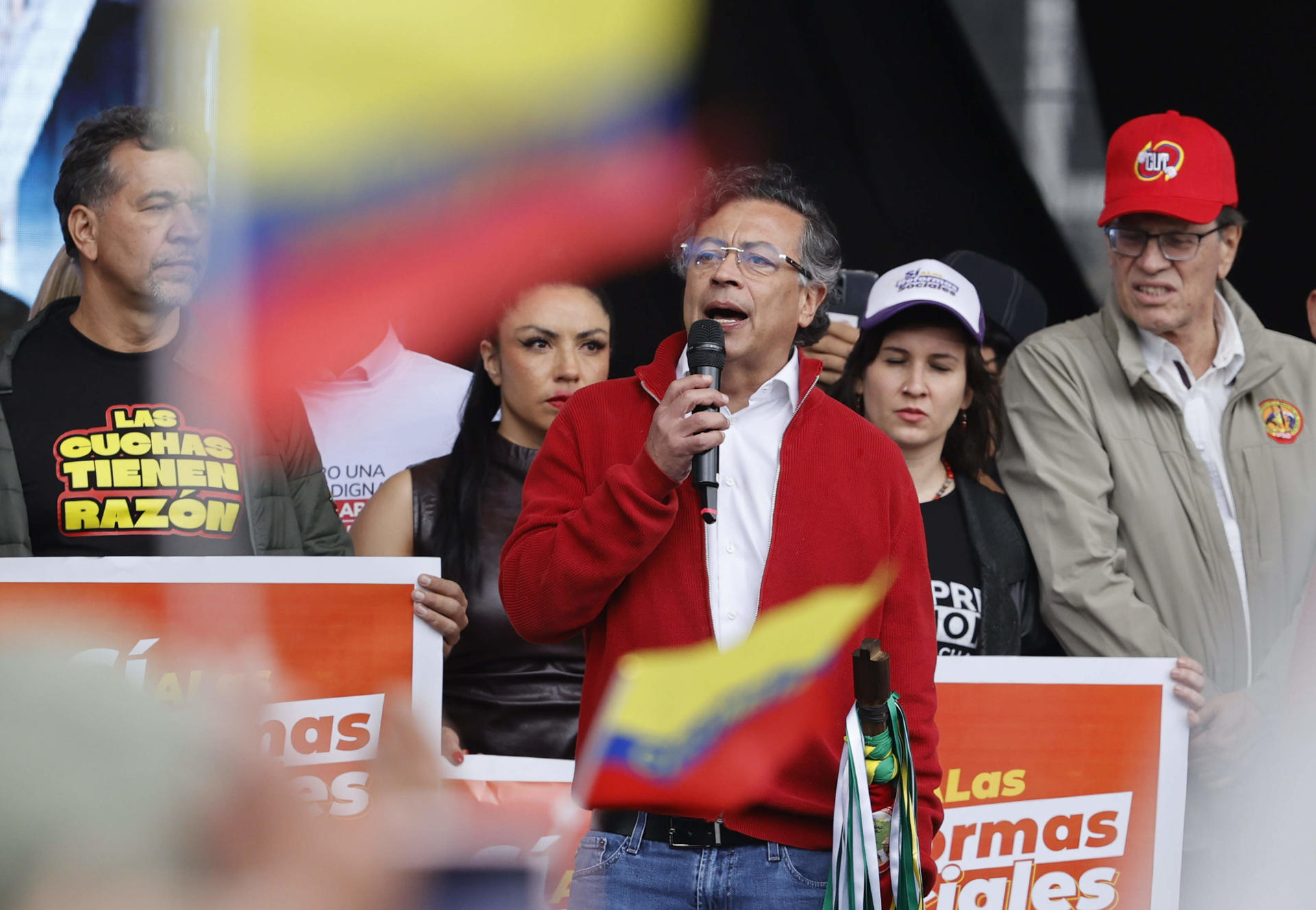 Fotografía de archivo del presidente de Colombia, Gustavo Petro. EFE/ Mauricio Dueñas Castañeda