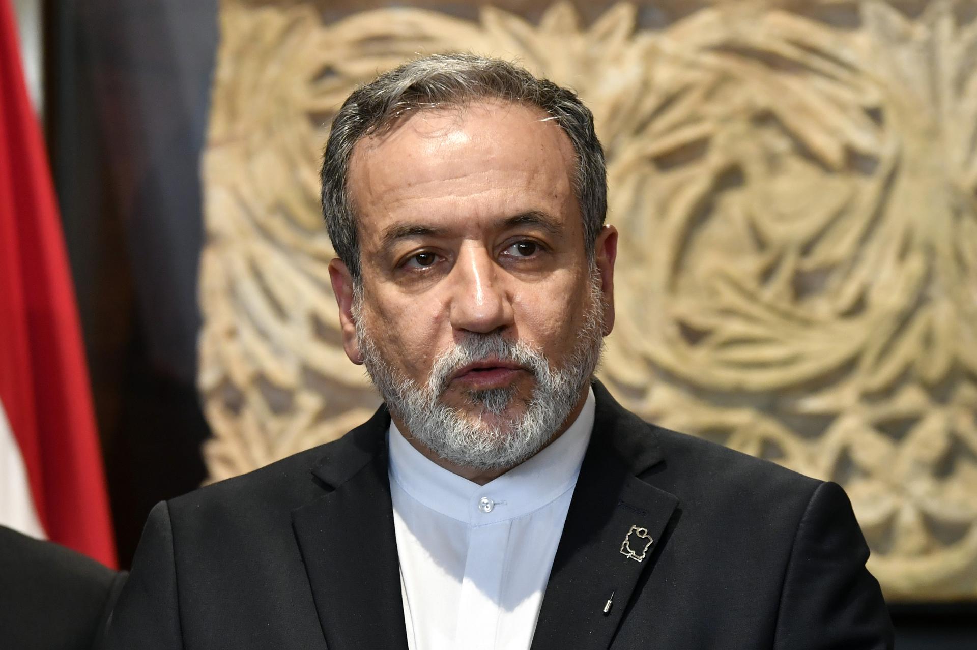 Fotografía de archivo del ministro de Exteriores de Irán, Abbas Araghchi. EFE/EPA/Wael Hamhez