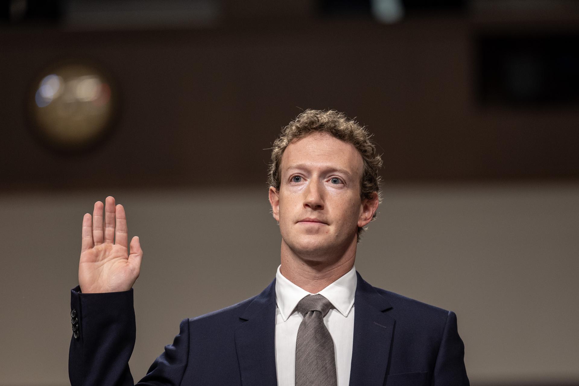 Fotografía de archivo de Mark Zuckerberg. EFE/TASOS KATOPODIS