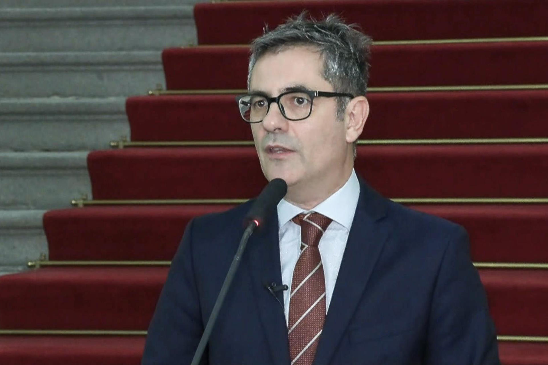 El ministro de la Presidencia, Justicia y Relaciones con las Cortes, Félix Bolaño. EFE