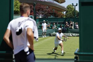 El serbio Novak Djokovic, siete veces campeón de Wimbledon. EFE/EPA/PETER KLAUNZER