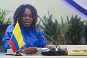 Fotografía de archivo de la vicepresidenta de Colombia, Francia Márquez, durante la III Cumbre Ministerial Colombia-Caricom en Cartagena (Colombia). EFE/ Ricardo Maldonado Rozo ARCHIVO