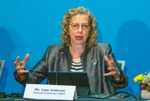 La directora ejecutiva del Programa de la ONU para el Medio Ambiente (Pnuma), Inger Andersen, en una fotografía de archivo. EFE/Julio César Rivas