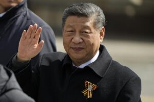 Fotografía de archivo, tomada el pasado 9 de mayo, del presidente de China, Xi Jinping, en Moscú (Rusia). EFE/Pavel Bednyakov/Pool