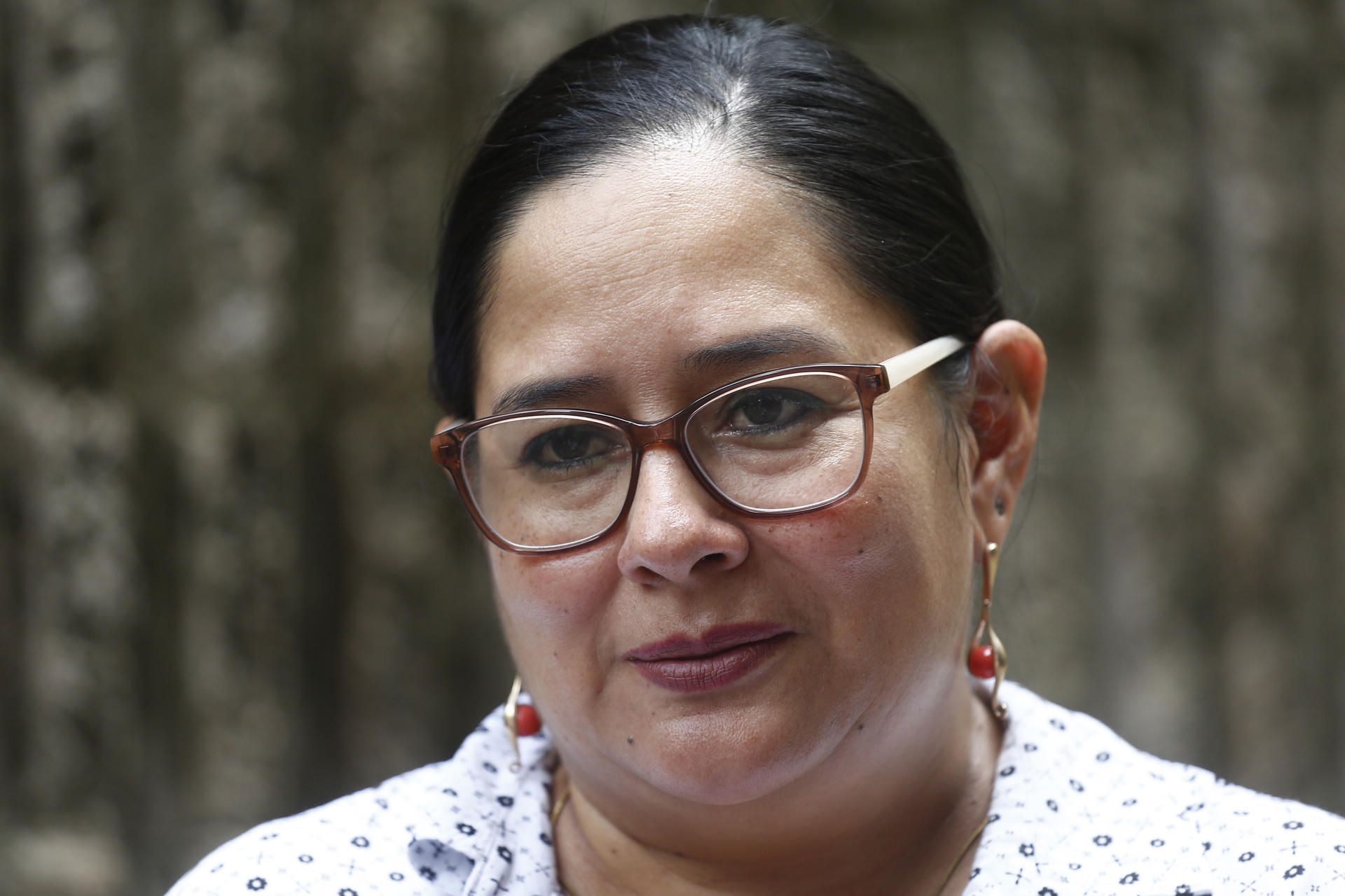 La jefa del área de Anticorrupción y Justicia de la organización Cristosal, Ruth López, en una foto de archivo. EFE/Rodrigo Sura