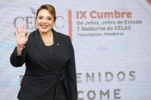 La presidenta de Honduras, Xiomara Castro, en una fotografía de archivo. EFE/ Bienvenido Velasco