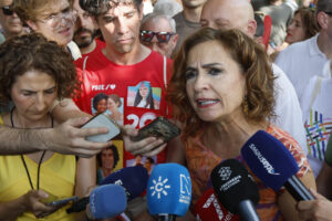 La vicepresidenta primera del Gobierno, María Jesús Montero. EFE/ José Manuel Vidal