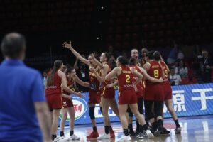 España celebra el pase a la final que disputará ante Bélgica EFE/EPA/YANNIS KOLESIDIS