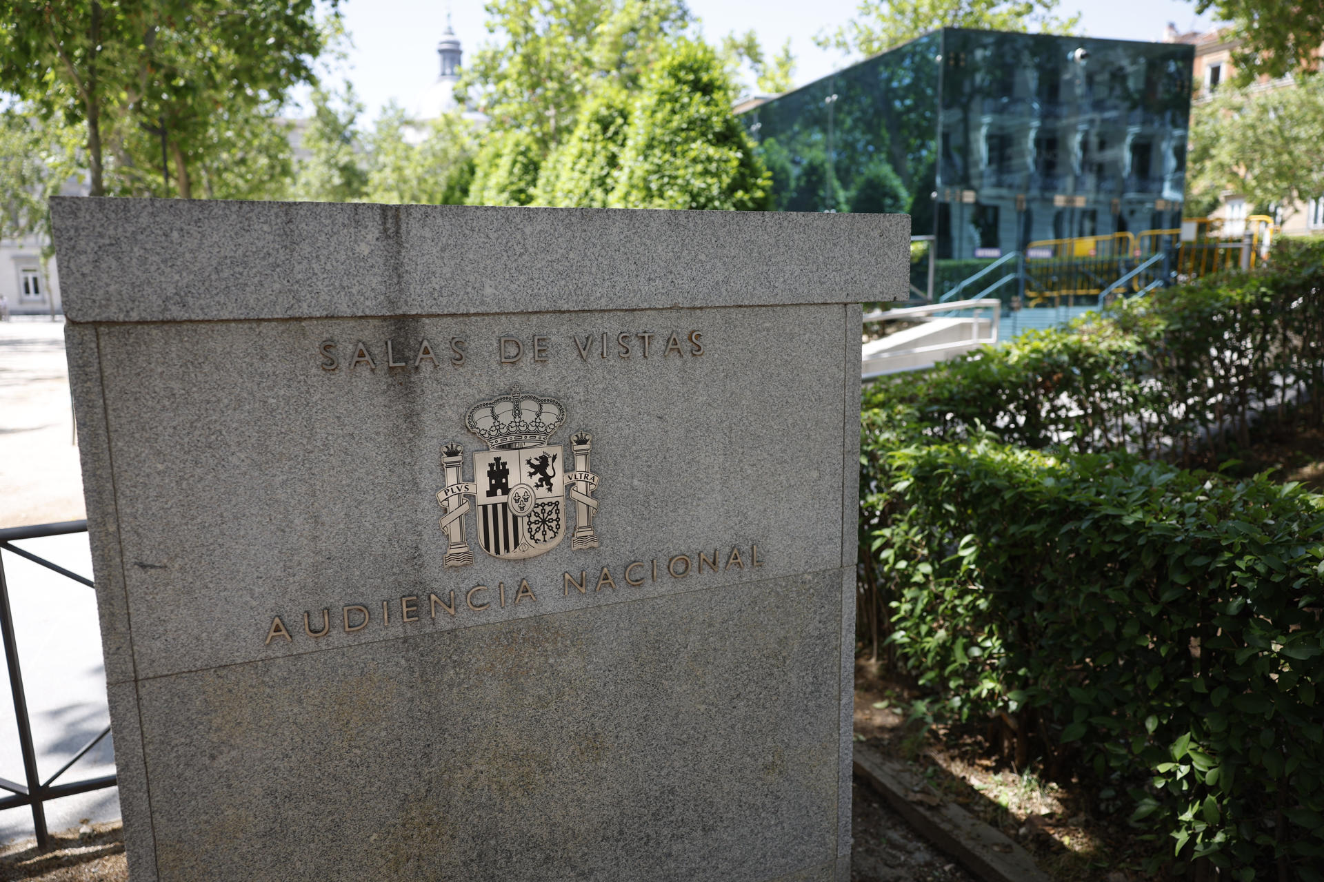 Imagen de archivo del acceso a la Audiencia Nacional en Madrid. EFE/ Mariscal