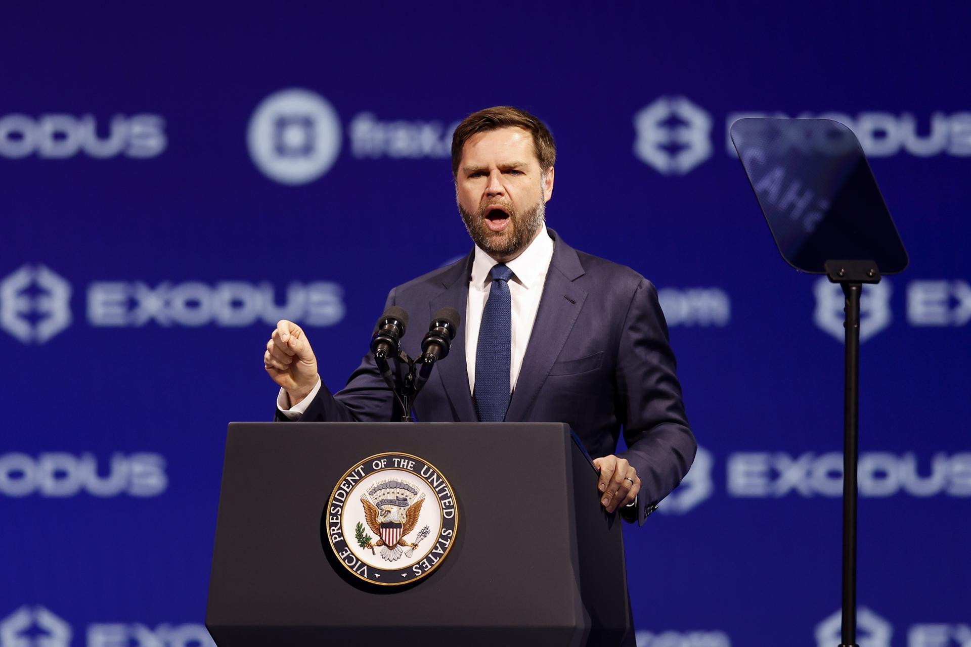 Fotografía del vicepresidente de Estados Unidos, JD Vance. EFE/Caroline Brehman