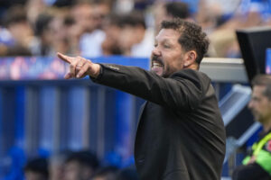 Simeone, en una foto de archivo en un partido de esta temporada.  EFE/ ADRIAN RUIZ HIERRO
