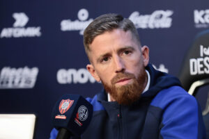 El español Iker Muniain habló este viernes en Buenos Airs sobre su futuro a partir de su desvinculación del San Lorenzo argentino. EFE/ Adán González