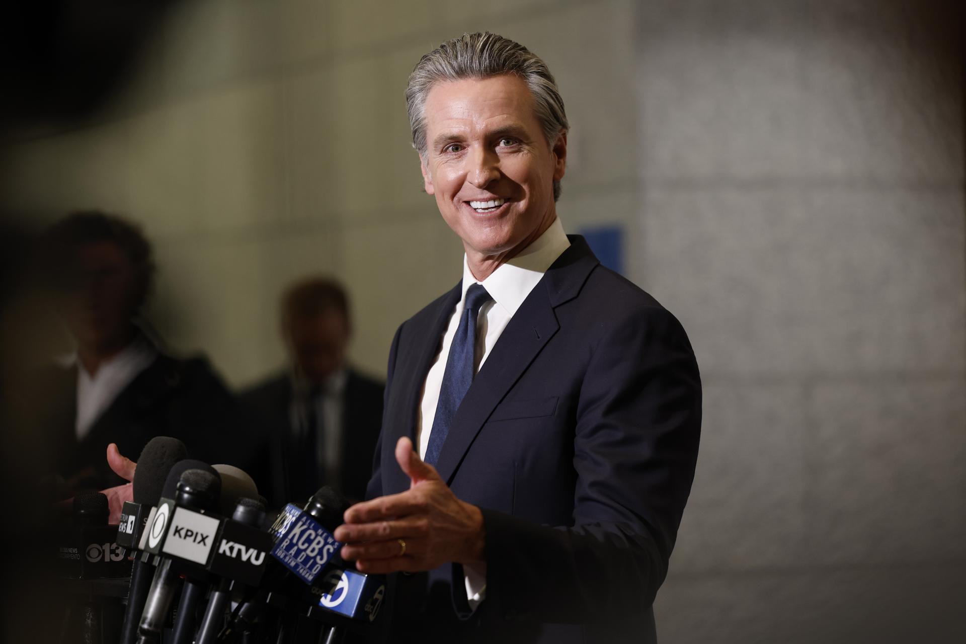 El gobernador de California (EE.UU.), Gavin Newsom, en una foto de archivo. EFE/EPA/JOHN G. MABANGLO