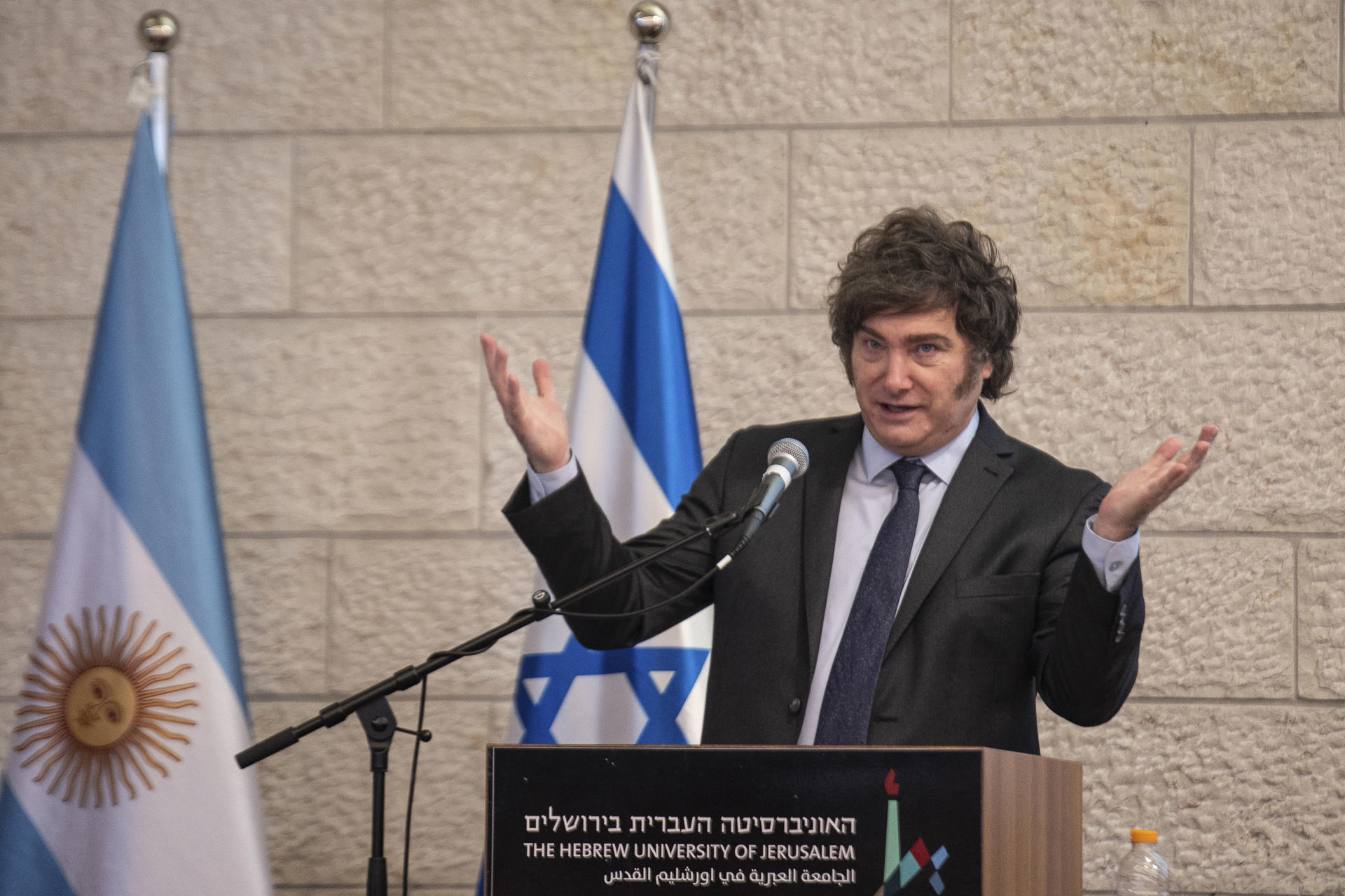 Imagen de archivo del presidente argentino, Javier Milei. EFE/ Magda Gibelli