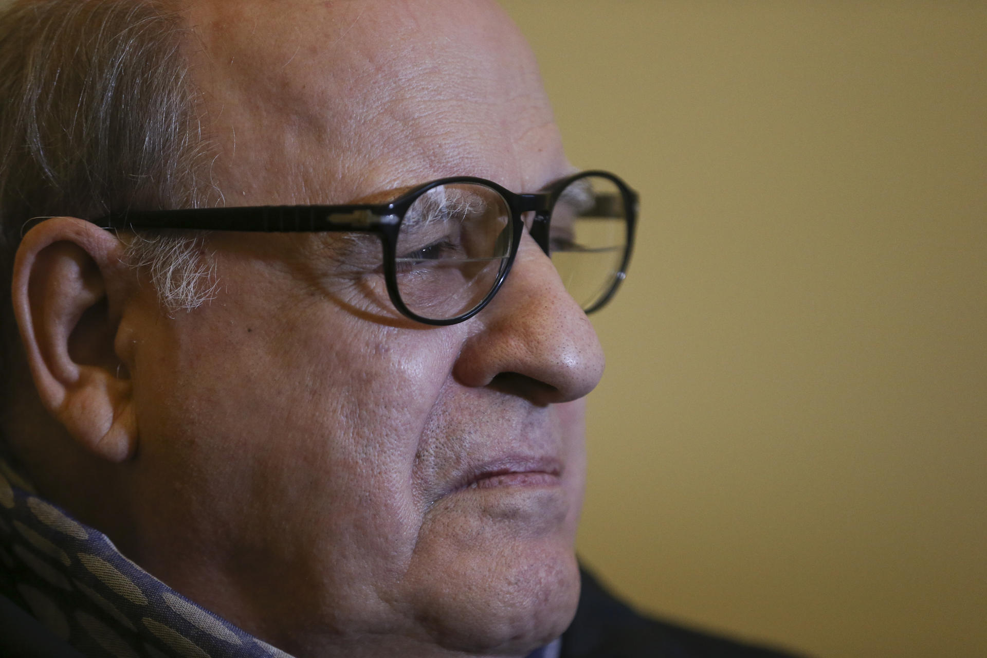 Fotografía del 6 de mayo de 2016 de Joaquín Salvador Lavado, "Quino", en la Feria del Libro de Buenos Aires. EFE/David Fernandez