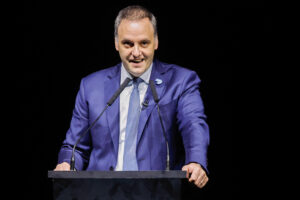 Fotografía del portavoz de la Presidencia de Argentina, Manuel Adorni. EFE/ Juan Ignacio Roncoroni