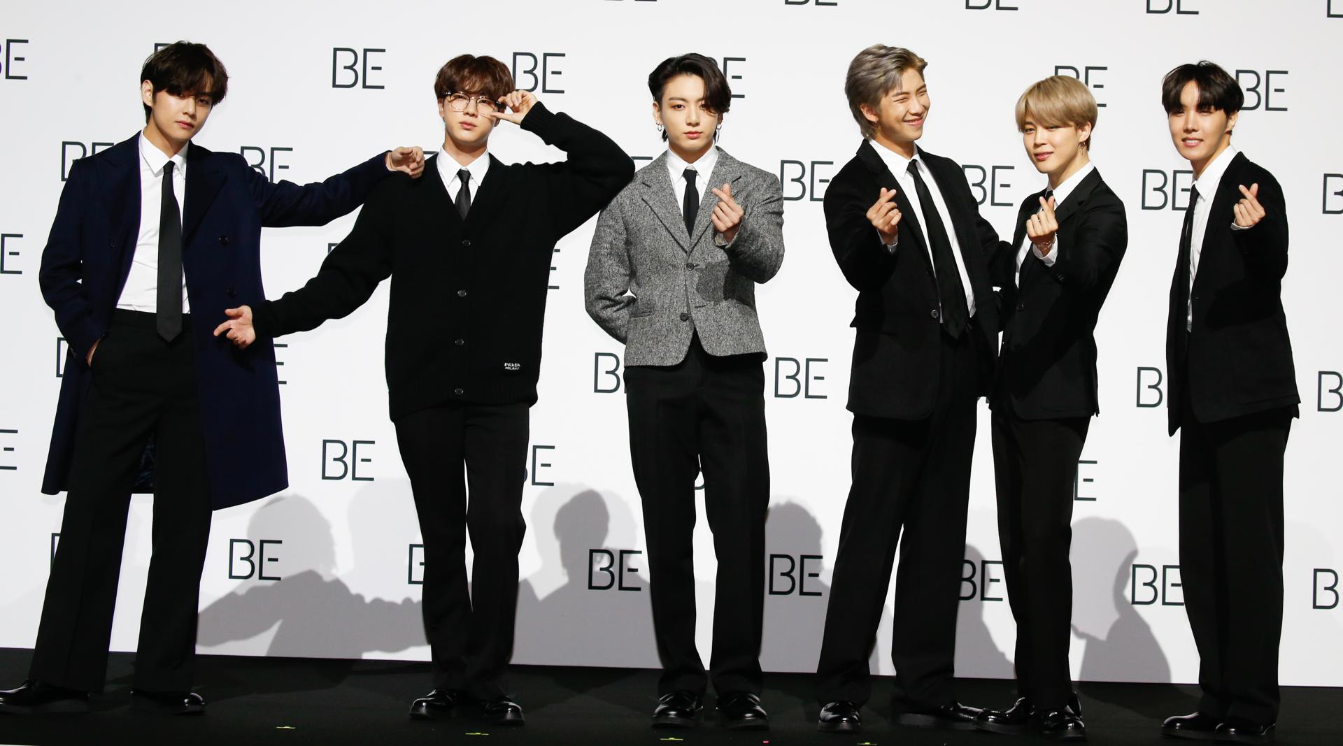 Imagen de los miembros de la banda surcoreana de K-pop 'Bangtan Boys, BTS'. EFE/EPA/KIM HEE-CHUL