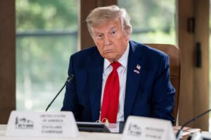 El presidente de Estados Unidos, Donald Trump. EFE/Spencer Colby