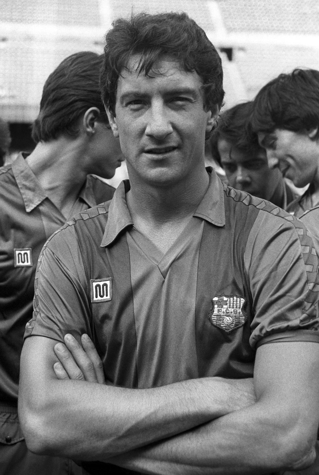 El guardameta Francisco Javier Urruticoechea, 'Urruti' pasó por el Espanyol antes de convertirse en leyenda barcelonista. EFE/ml