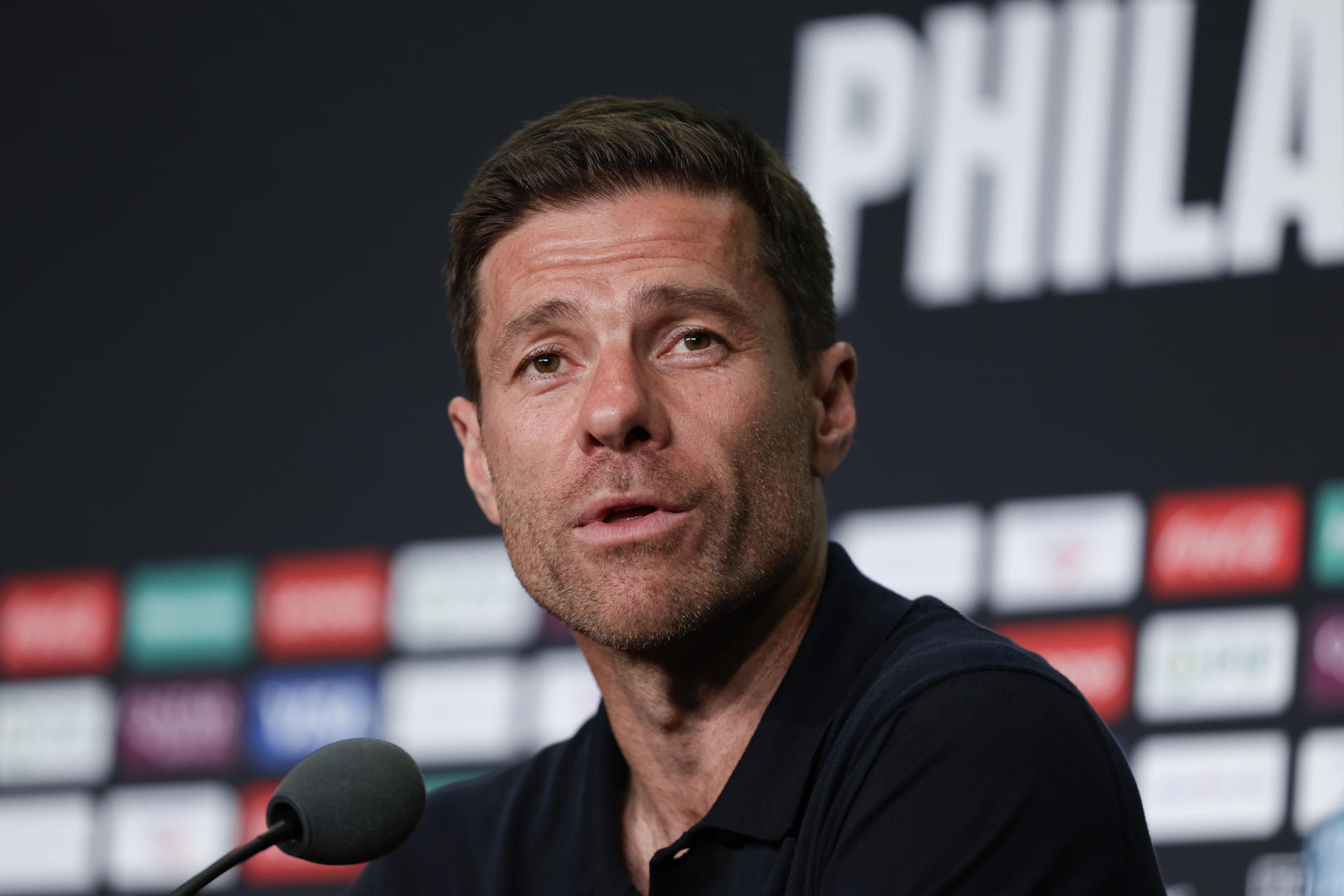 Xabi Alonso aseguró que Kylian Mbappé "no está lo suficiente recuperado" para el partido con Salzburgo en el Mundial de Clubes. EFE/André Coelho