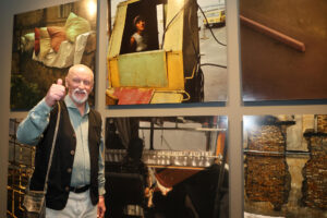 El fotógrafo ucraniano Ganador PHotoEspaña 2024, Boris Savelev presentó esta mañana en la Ciudad de la Cultura de Santiago de Compostela la exposición "Viewfinder, una forma de mirar". EFE/Xoán Rey.