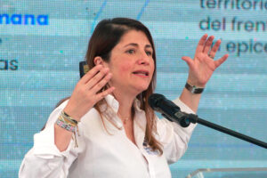 La defensora del pueblo de Colombia, Iris Marín Ortiz, en una foto de archivo. EFE/ Mario Caicedo