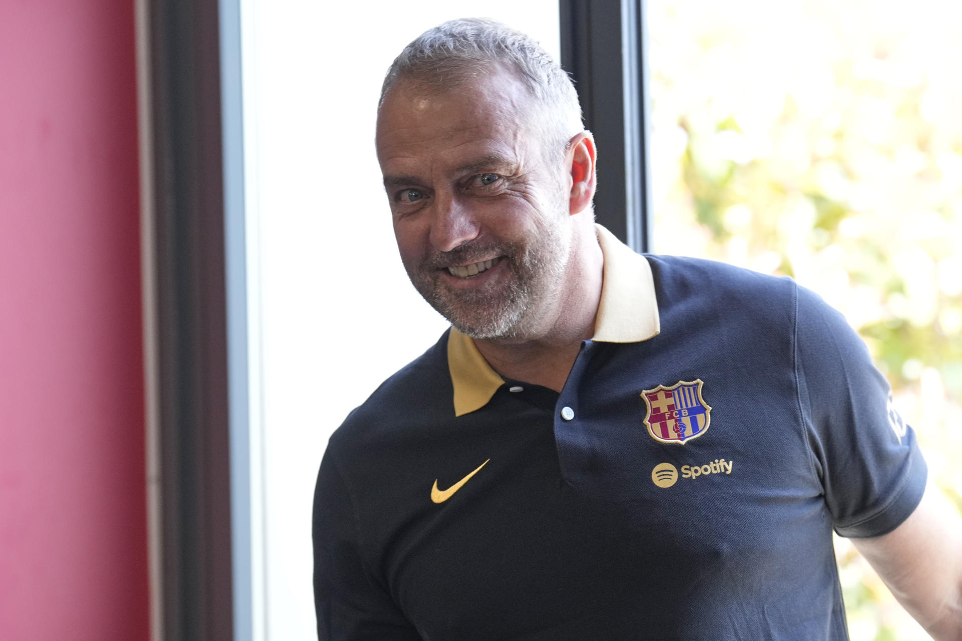 El entrenador del FC Barcelona, Hansi Flick. EFE/Alejandro García