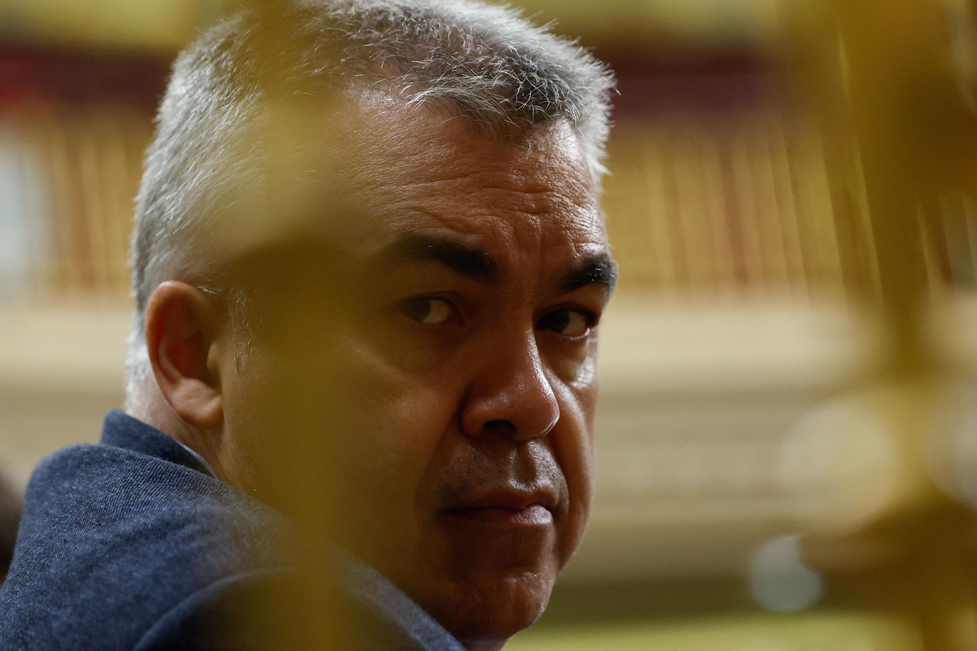 El exdiputado socialista Santos Cerdán en un pleno del Congreso en 2024. EFE/Juan Carlos Hidalgo