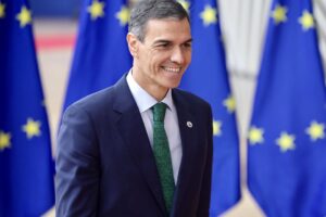El presidente del Gobierno español, Pedro Sánchez. EFE/EPA/OLIVIER MATTHYS