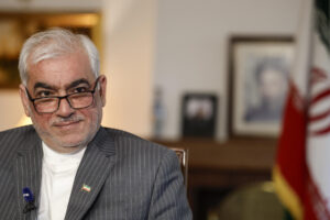 El embajador de Irán en Madrid, Reza Zabib. EFE/Sergio Pérez