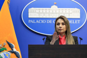 La portavoz del Gobierno de Ecuador, Carolina Jaramillo. EFE/ José Jácome