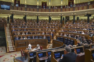 El caso Koldo será el protagonista absoluto del último pleno del Congreso de este periodo de sesiones, donde no estará el presidente del Gobierno, Pedro Sánchez, con dos citas internacionales en su agenda. EFE/FERNANDO VILLAR