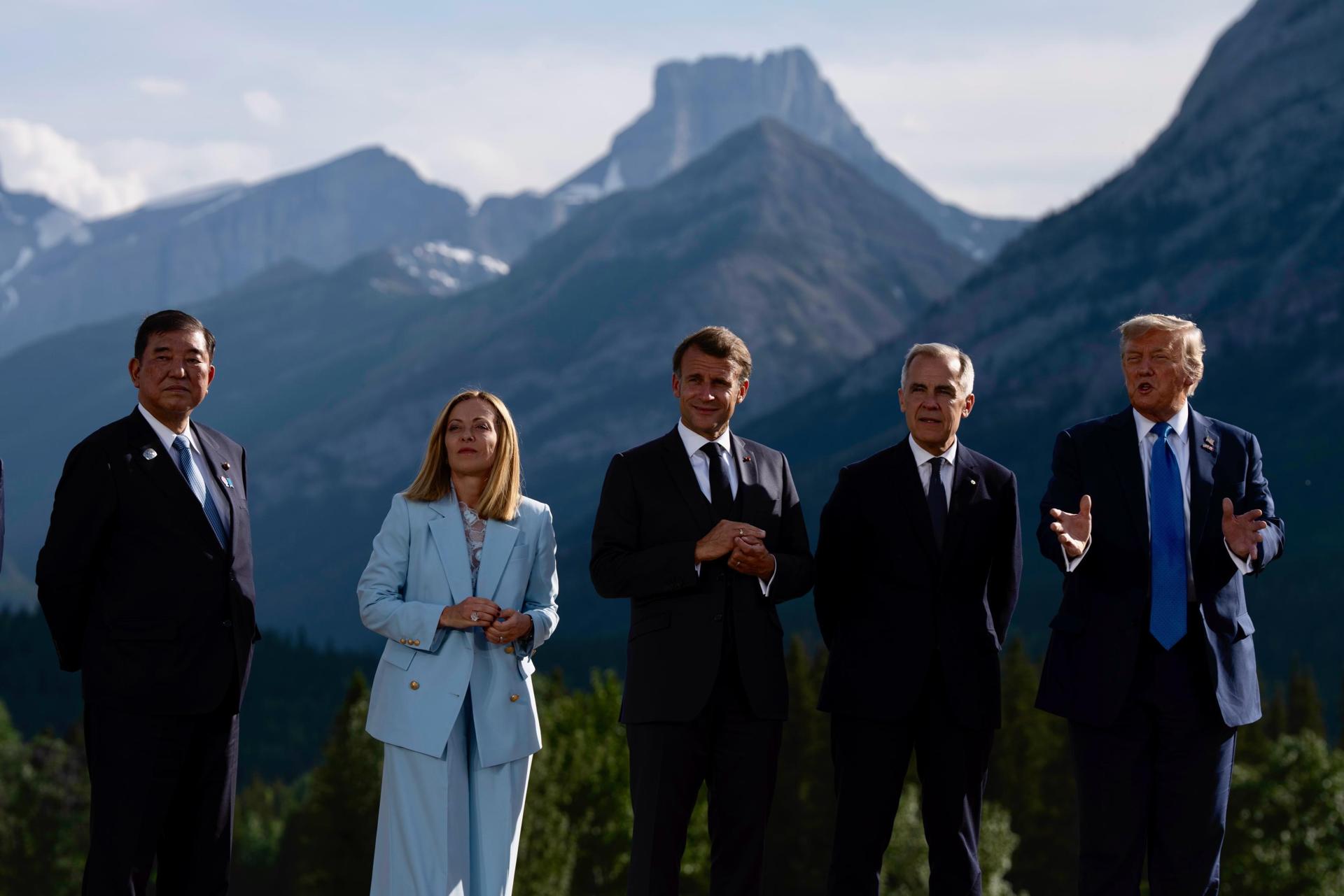 Fotografía cedida de la cumbre del G7. EFE/FILIPPO ATTILI/PALACIO CHIGI