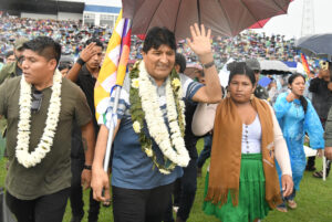 Fotografía de archivo del expresidente de Bolivia Evo Morales (2006-2019). EFE/ Jorge Abrego