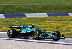 El español Fernando Alonso (Aston Martin), en el Red Bull Ring de Spielberg (Estiria) . EFE/EPA/ANNA SZILAGYI