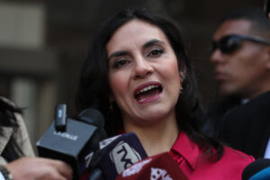 La exvicepresidenta de Ecuador Verónica Abad, en una fotografía de archivo. EFE/ Jose Jácome